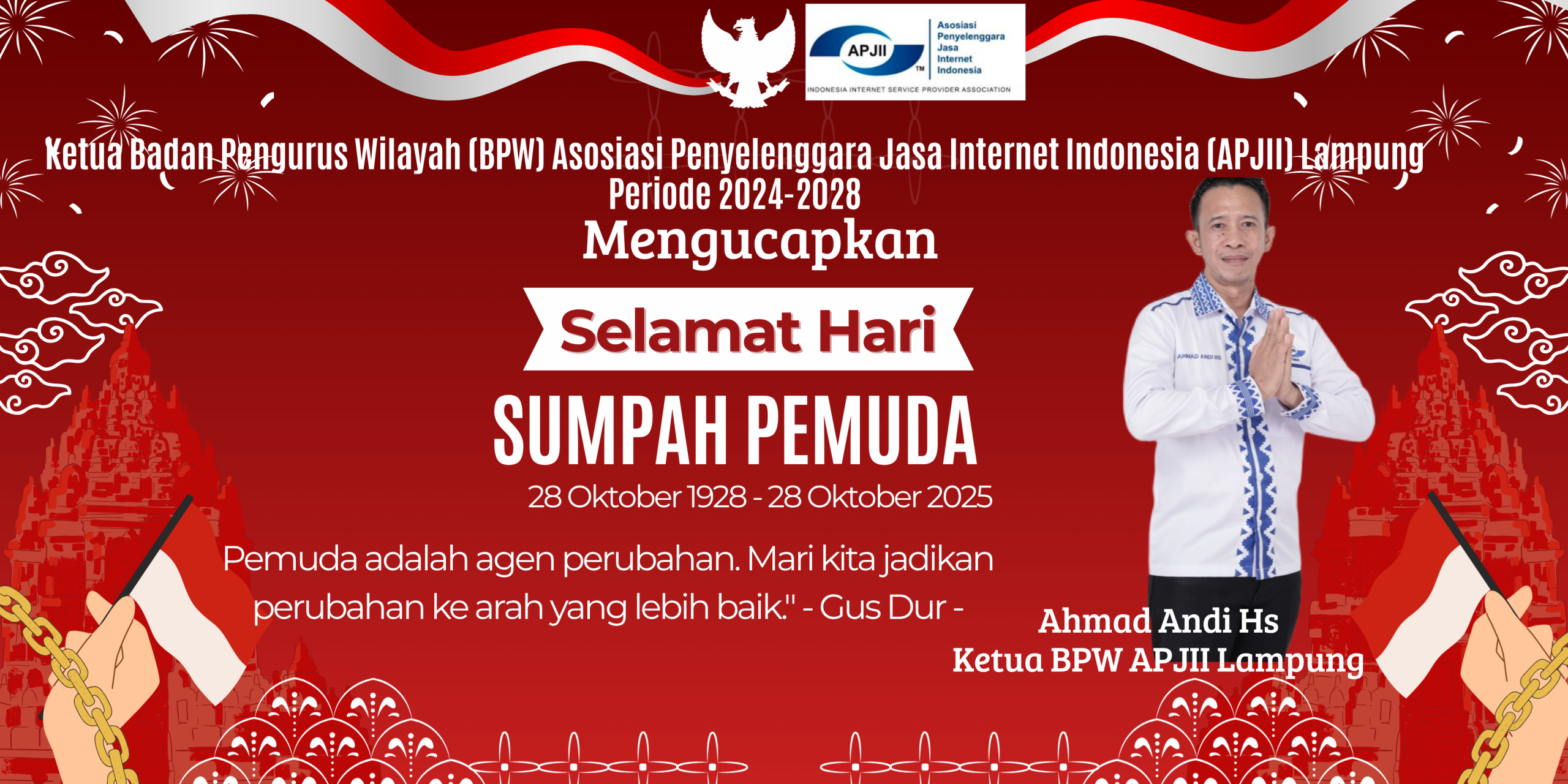 Merah dan Putih Ilustrasi Ucapan Hari Sumpah Pemuda Banner_20251027_132933_0000